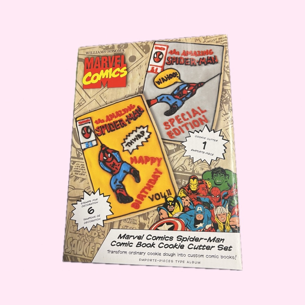 Marvel Comics Spider-Man Cookie Cutter Set